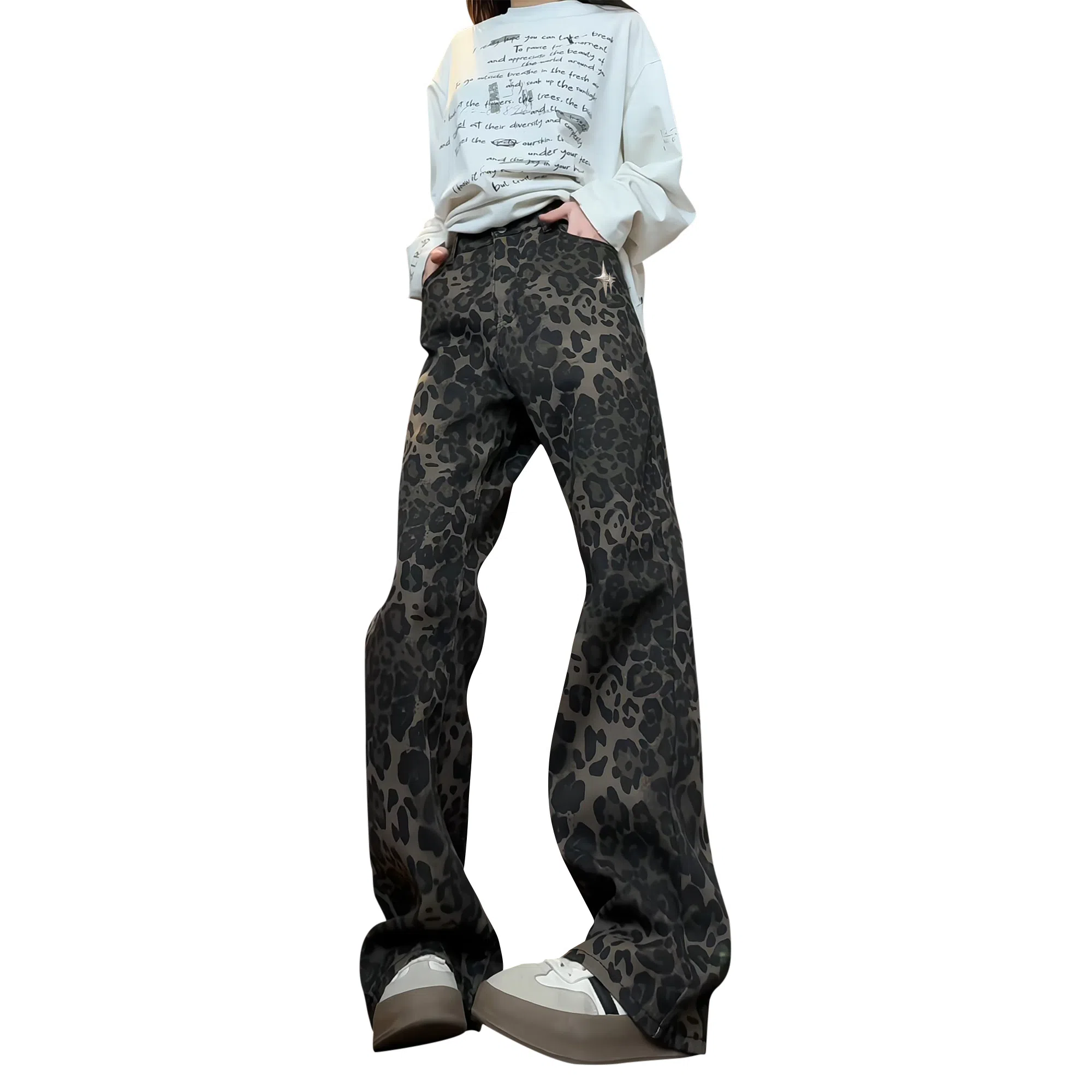 Struggle Vintage95 Leopard Print Pants