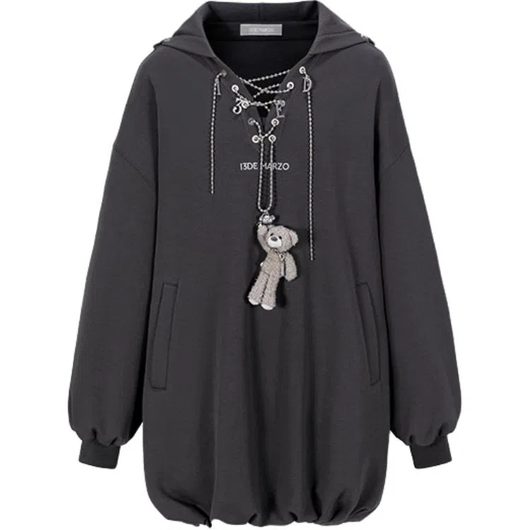 13 DEMARZO FW25 Hoodie Dress