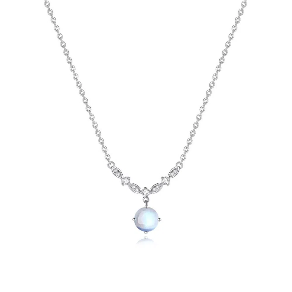 【S999足银纯银 在逃公主】 七七银饰 璀璨星光 【超闪】 梦幻甜美氛围感闪钻 精致小众设计  精致浪漫简约温柔气质百搭 琉璃 项链 女款