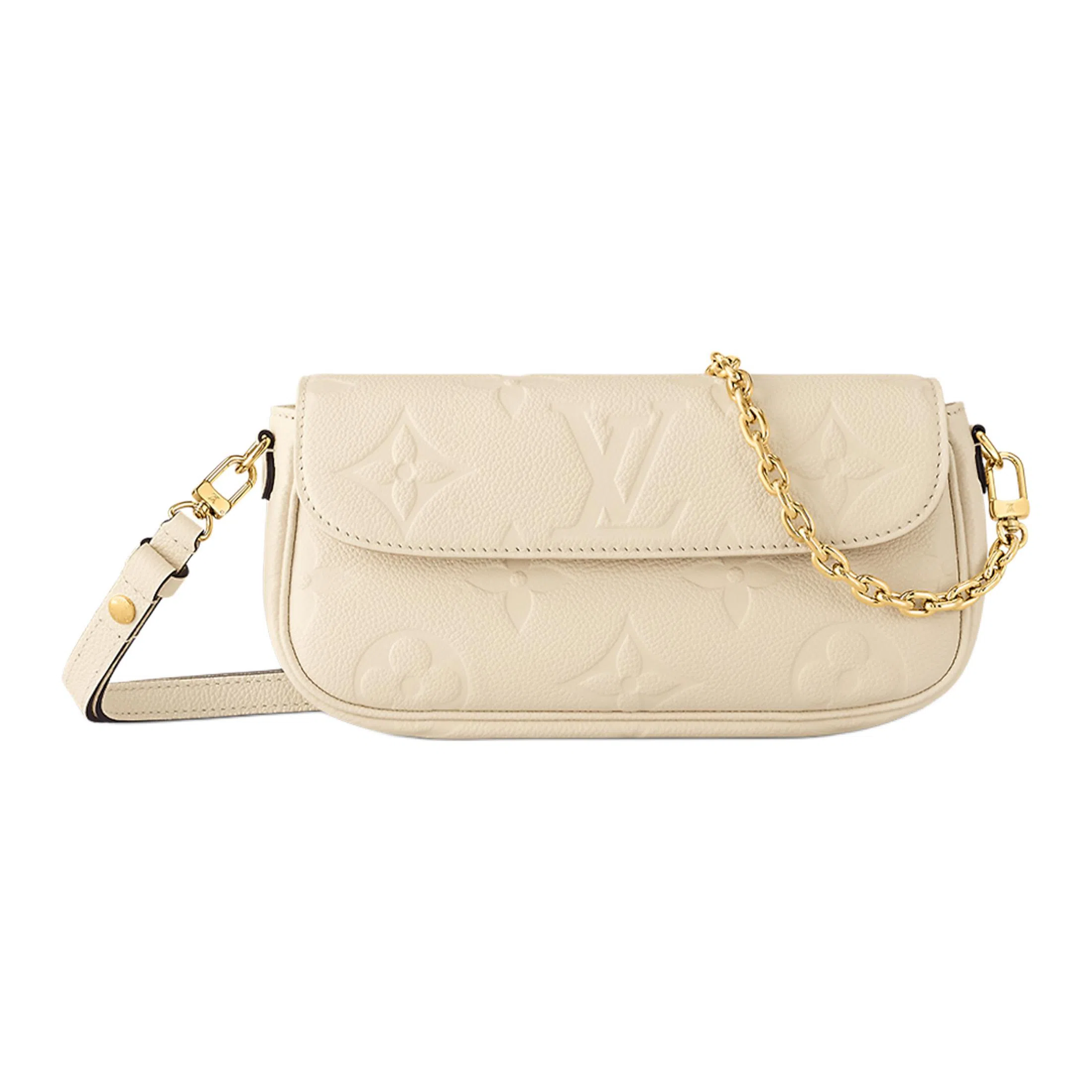 Louis Vuitton Ivy Baguette Cream White