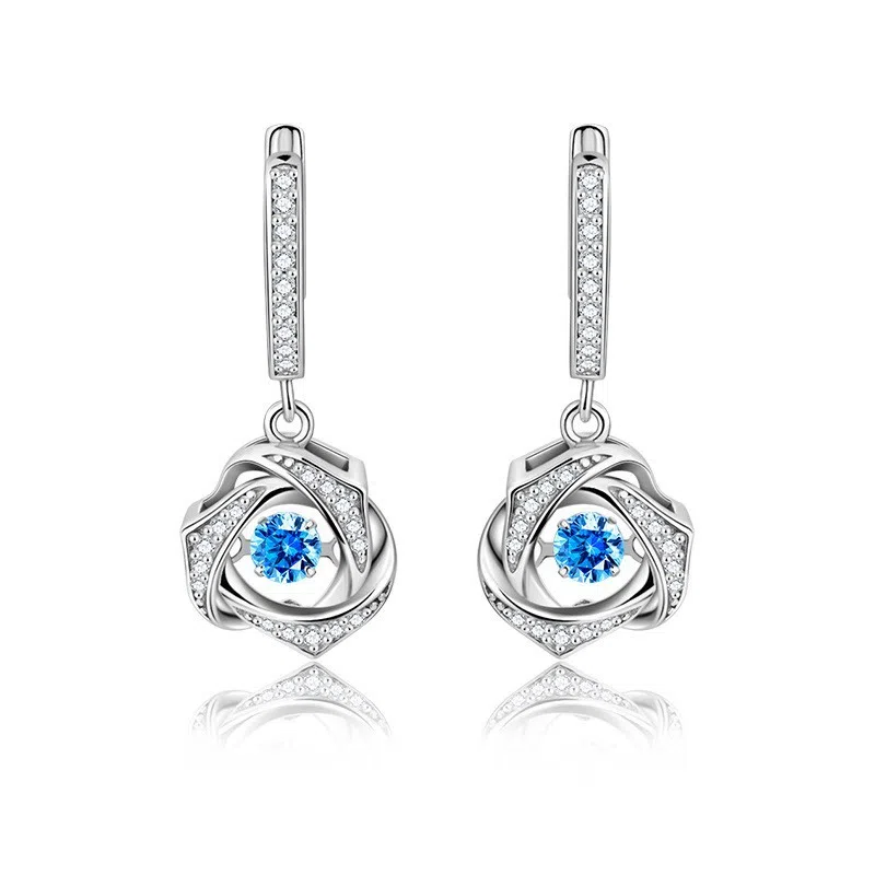 Jibofan Beating Heart Earrings