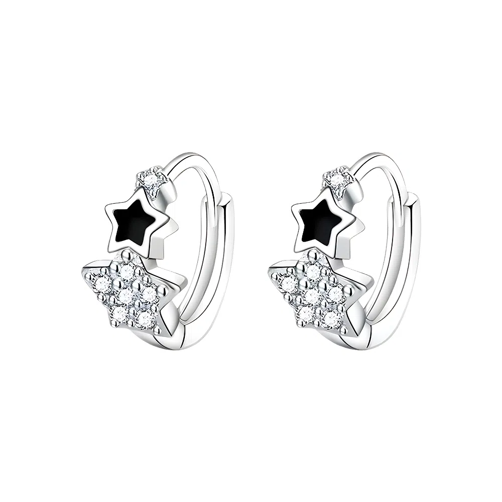 饰伴 星轨流光耳饰经典设计 精致高级气质优雅创意设计 日常通勤百搭小众设计 #好运 合金 耳环 女款