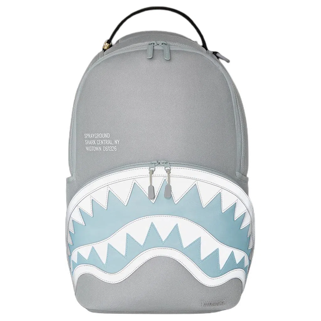 Sprayground Shark Logo Backpack Grey