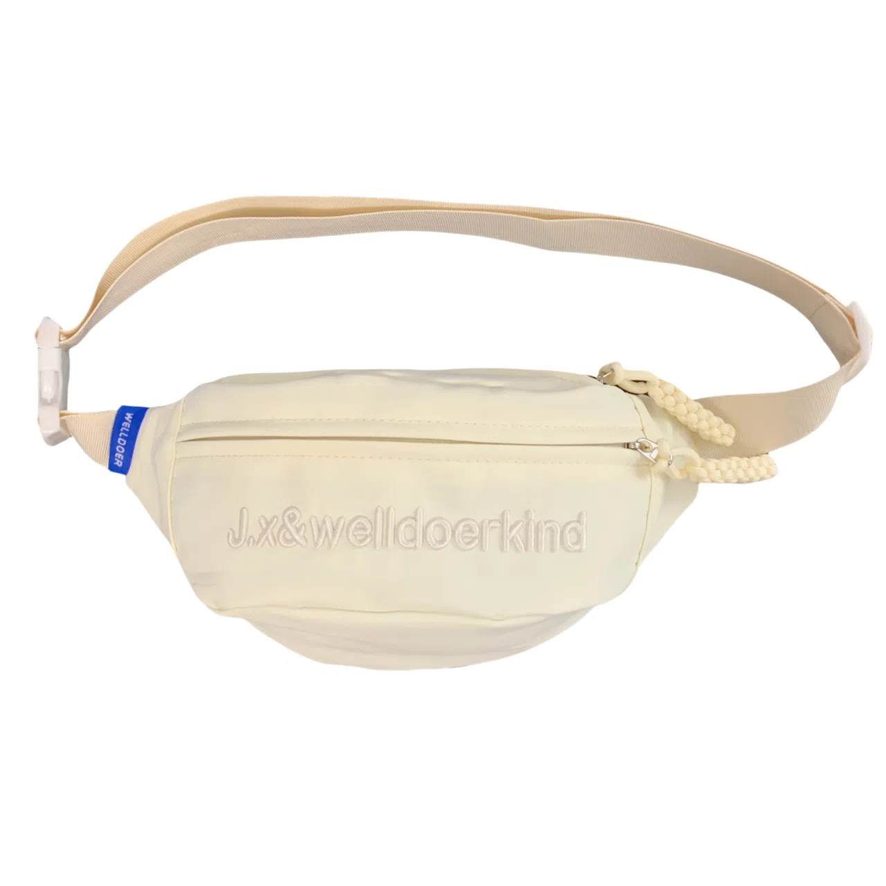 捷朗仕 简约休闲防泼水百搭 涤纶（聚酯纤维） 胸包 常规 男女同款情侣款 米白色/黑色/紫色/黄色/蓝色/粉色