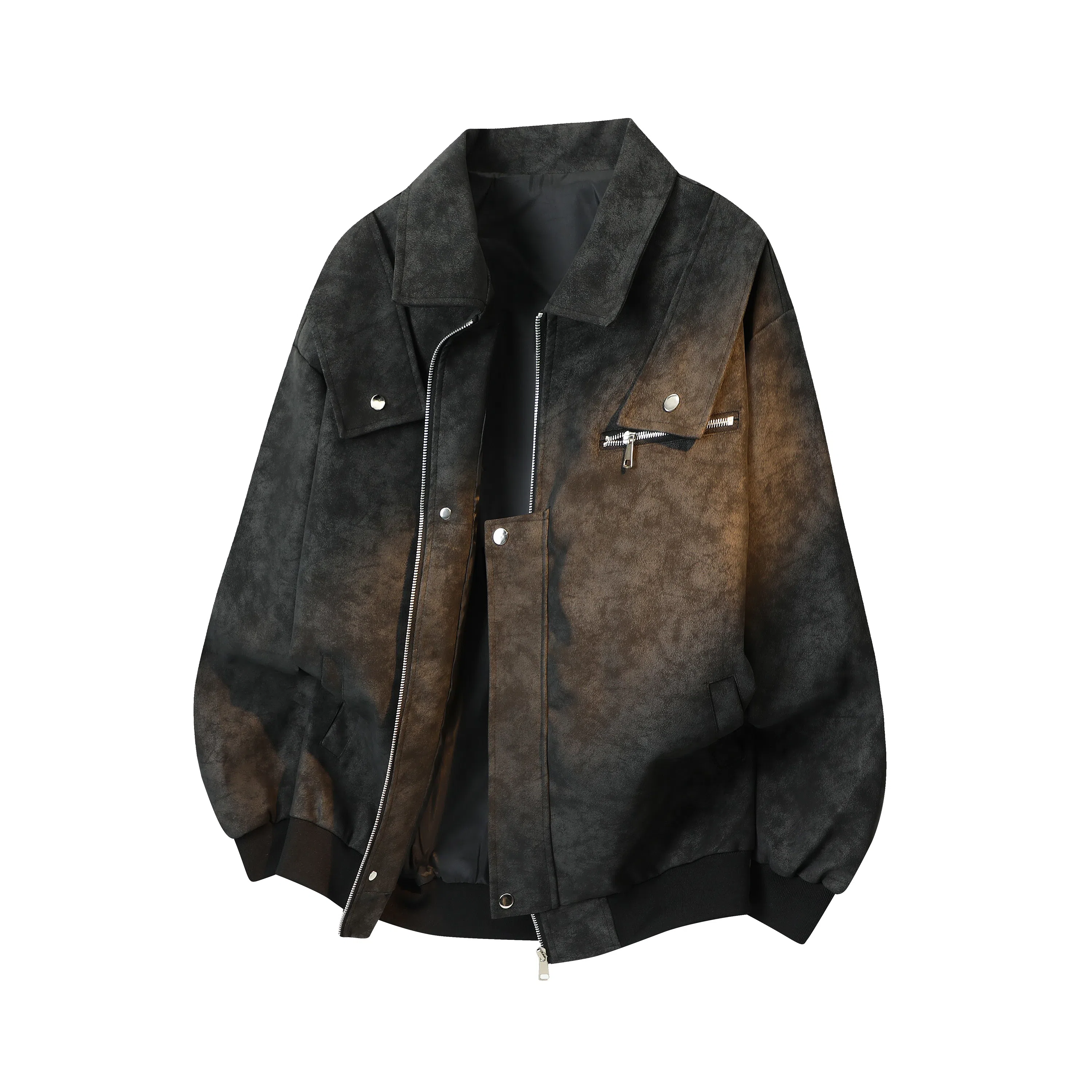 BOBBY ABLEY Gothic Logo Studded Jacket