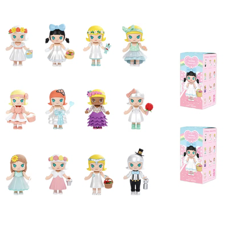 POP MART Molly Wedding Flower Girl Series Hidden Edition January Princess Blind Box