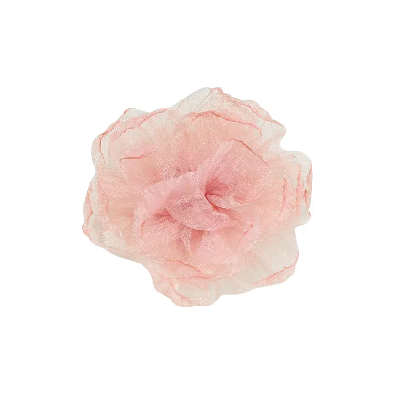 蒙妮 森系温柔风氛围感山茶花 布料 发夹 女款