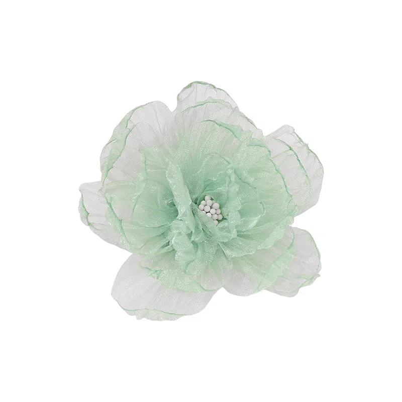 蒙妮 森系温柔风氛围感山茶花 布料 发夹 女款