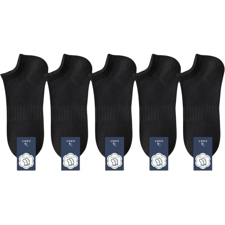 黛梦恋 抗菌防臭简约短袜 男款