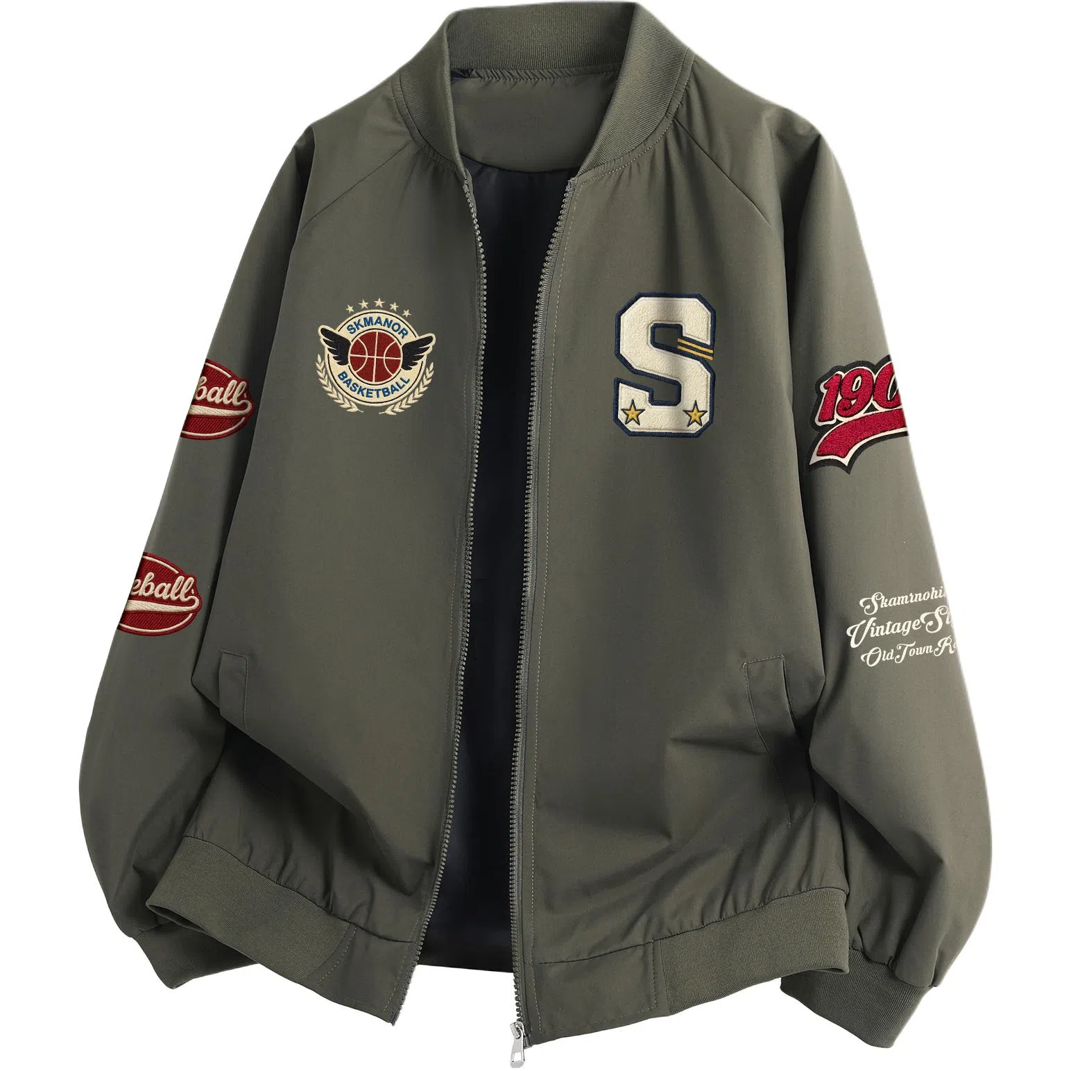 s.k. manor hill Logo