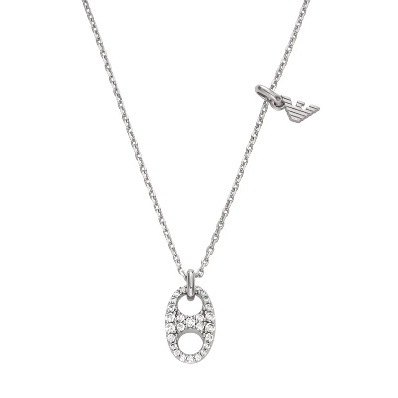 Emporio Armani Elegant Silver Necklace