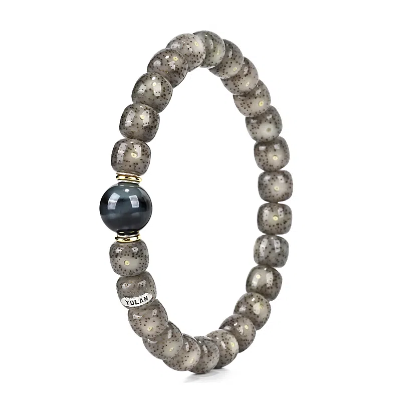 钰澜文玩 【水墨星辰】盘玩佛珠转运珠#好运 星月菩提 手串 男女同款情侣款