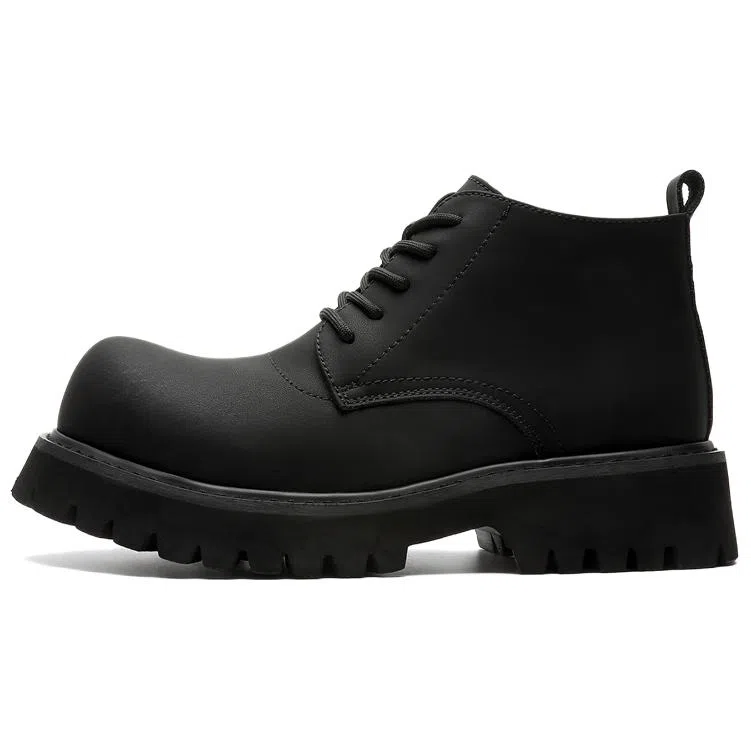 驰狼 马丁鞋 舒适内增高短筒 男女同款