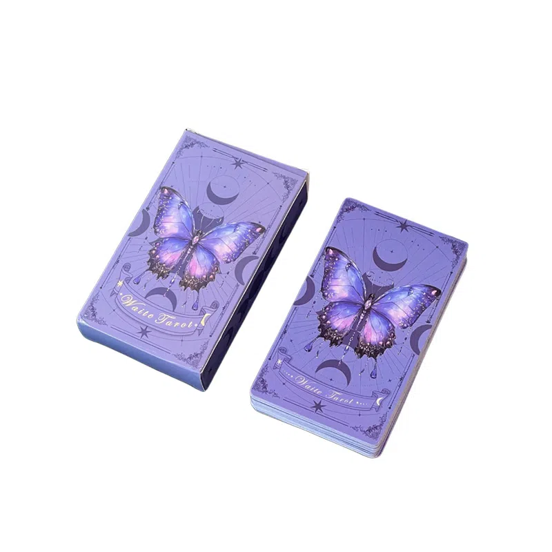 一点潮玩 紫蝴蝶塔罗牌 桌游