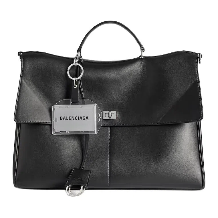 Balenciaga Rodeo Portfolio Silver