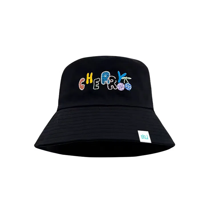 心水好物 甜妹多彩字母刺绣春夏季韩版显脸小盆帽大头围露营遮阳防晒帽 棉 渔夫帽 女款