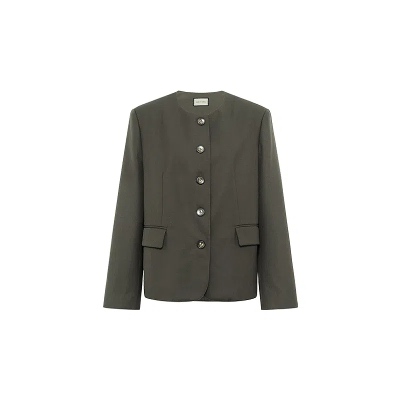 美洋 羊毛混纺短款外套西装 女款