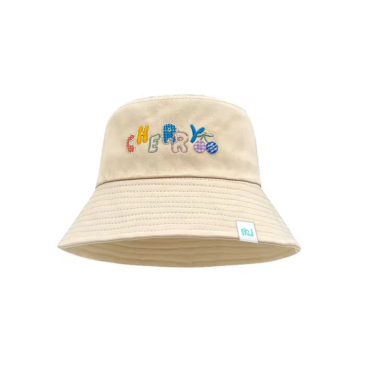 心水好物 甜妹多彩字母刺绣春夏季韩版显脸小盆帽大头围露营遮阳防晒帽 棉 渔夫帽 女款