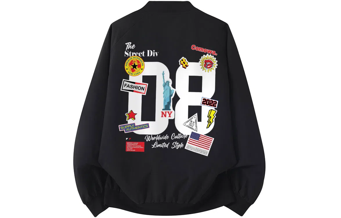 COMOWA Logo Print Jacket