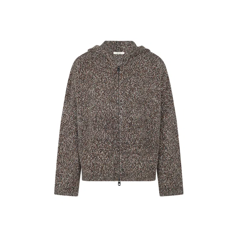 美洋 开衫花纱羊毛混纺针织衫 女款