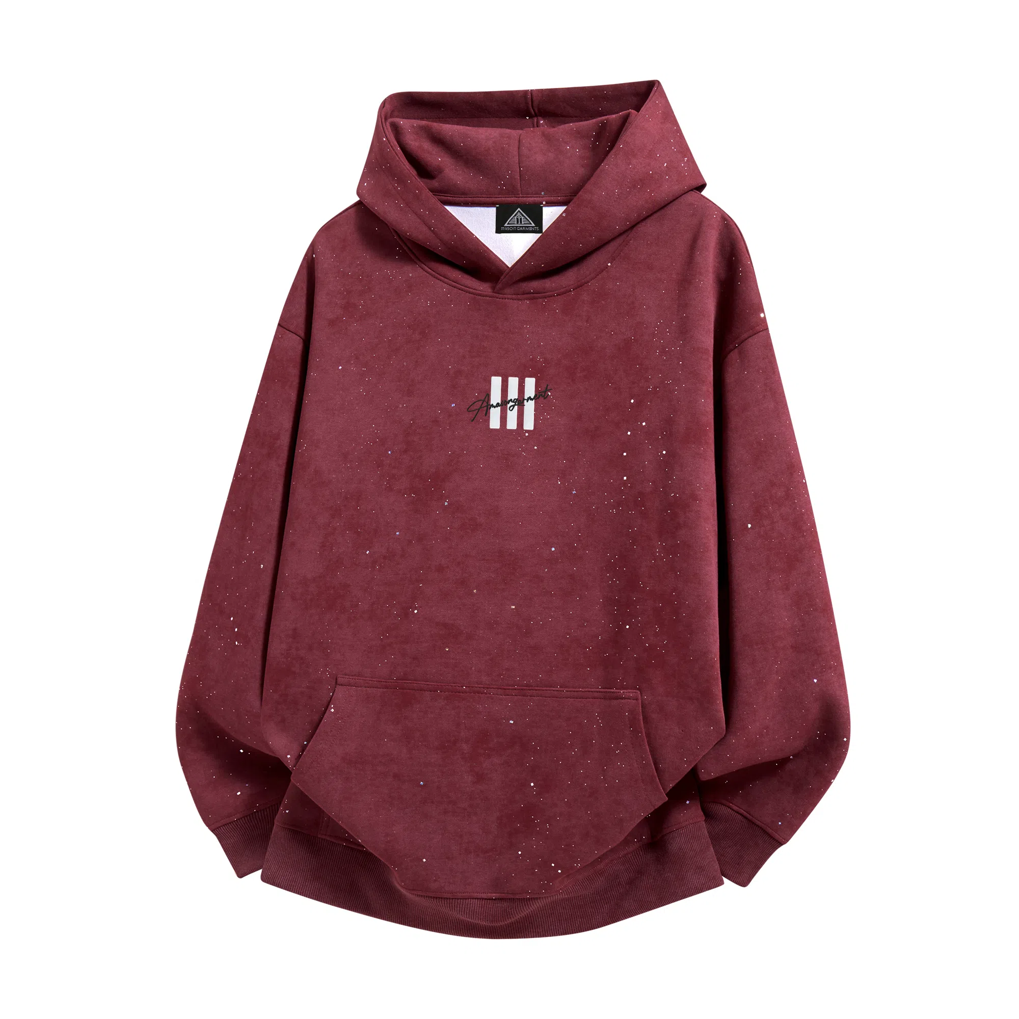 masongarments Oversized Sequin Hoodie