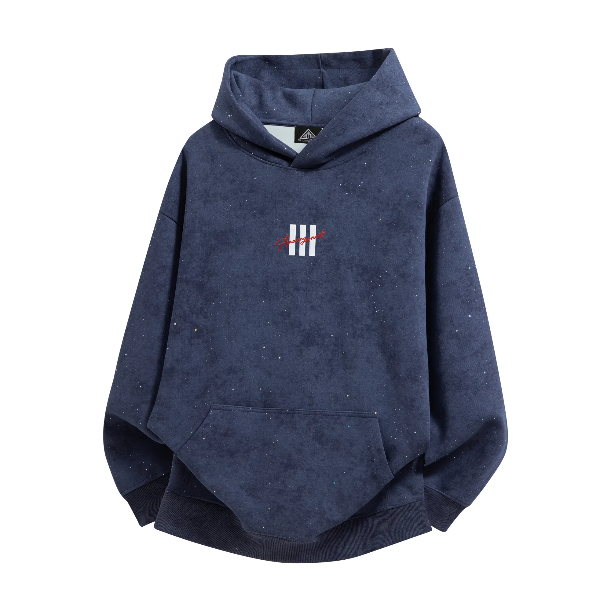 masongarments Oversized Sequin Hoodie