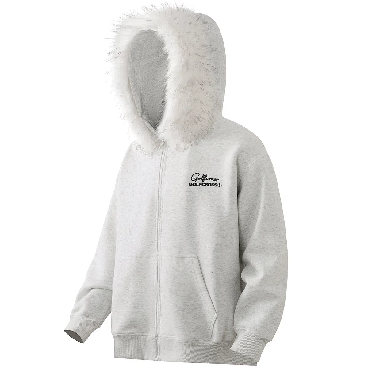 GOLFCROSS Retro Embroidered Hoodie