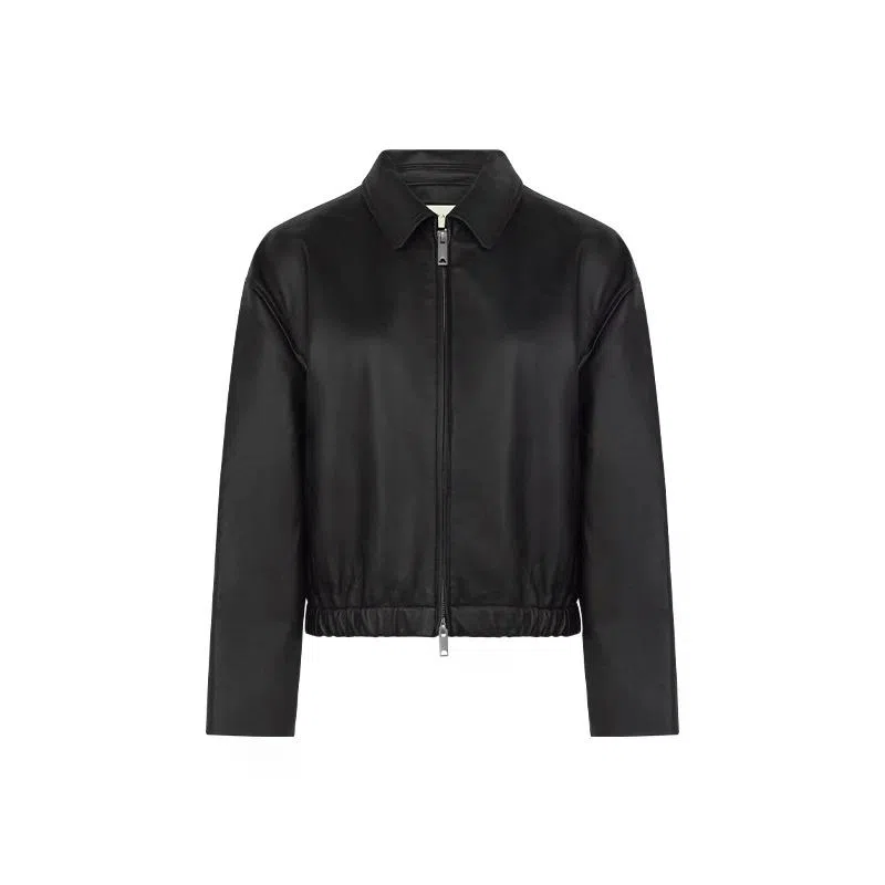 美洋 绵羊皮酷帅机车皮衣 女款