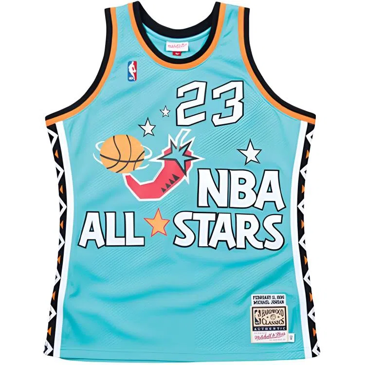 Mitchell & Ness NBA 1996 All-Star Jersey Mint Blue