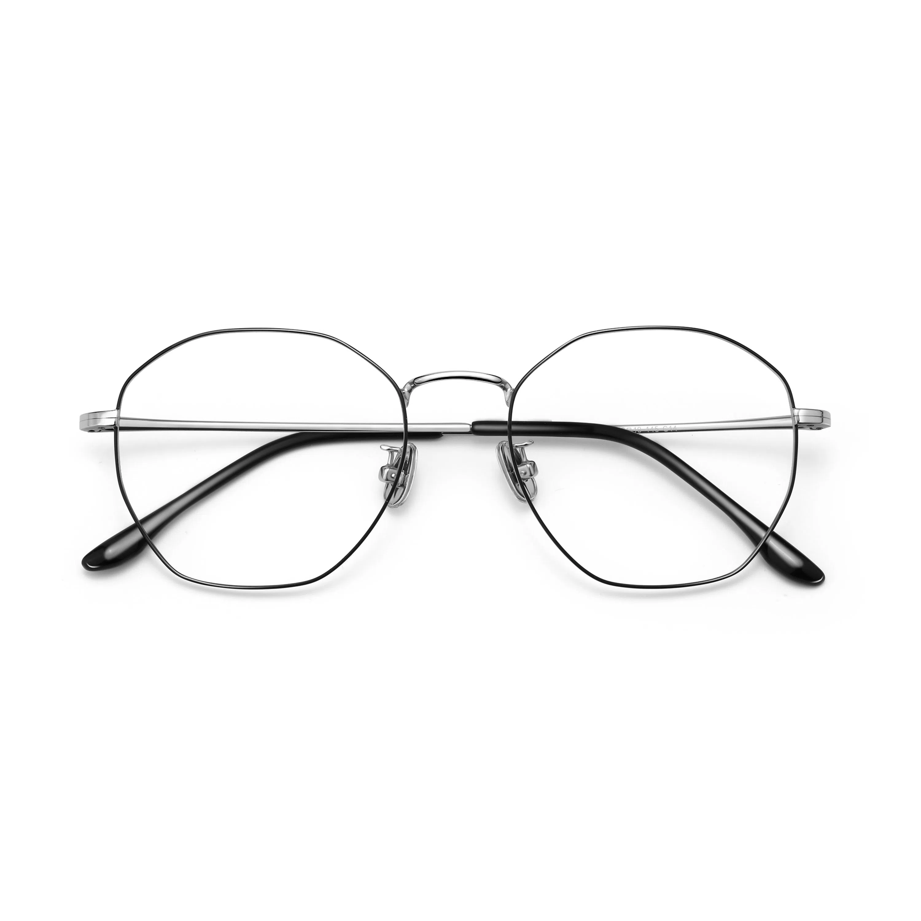 苍木优品 斯文学生超轻框可配近视镜片多边形全框细边防 β钛 不规则形 光学镜架 男女同款情侣款