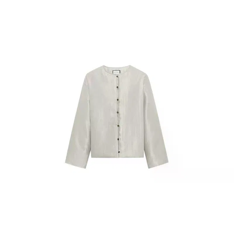 美洋 缎面肌理长袖棉服 女款