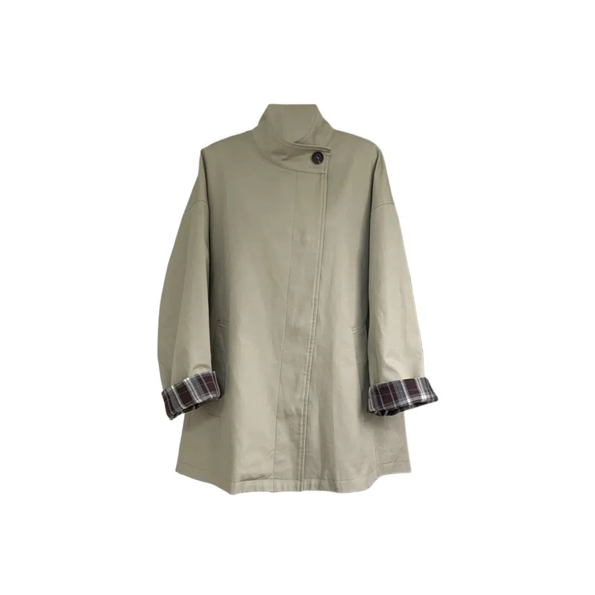 识恩 高级感复古风长袖风衣 女款