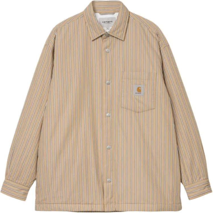 Carhartt WIP Classic Square Logo Stripe Shirt