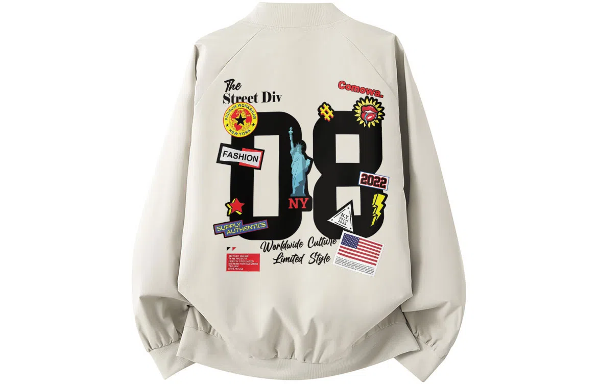 COMOWA Logo Print Jacket