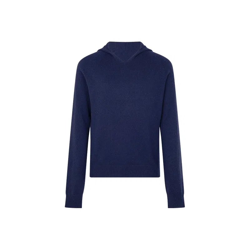 美洋 绵羊毛宽松连帽针织衫 女款