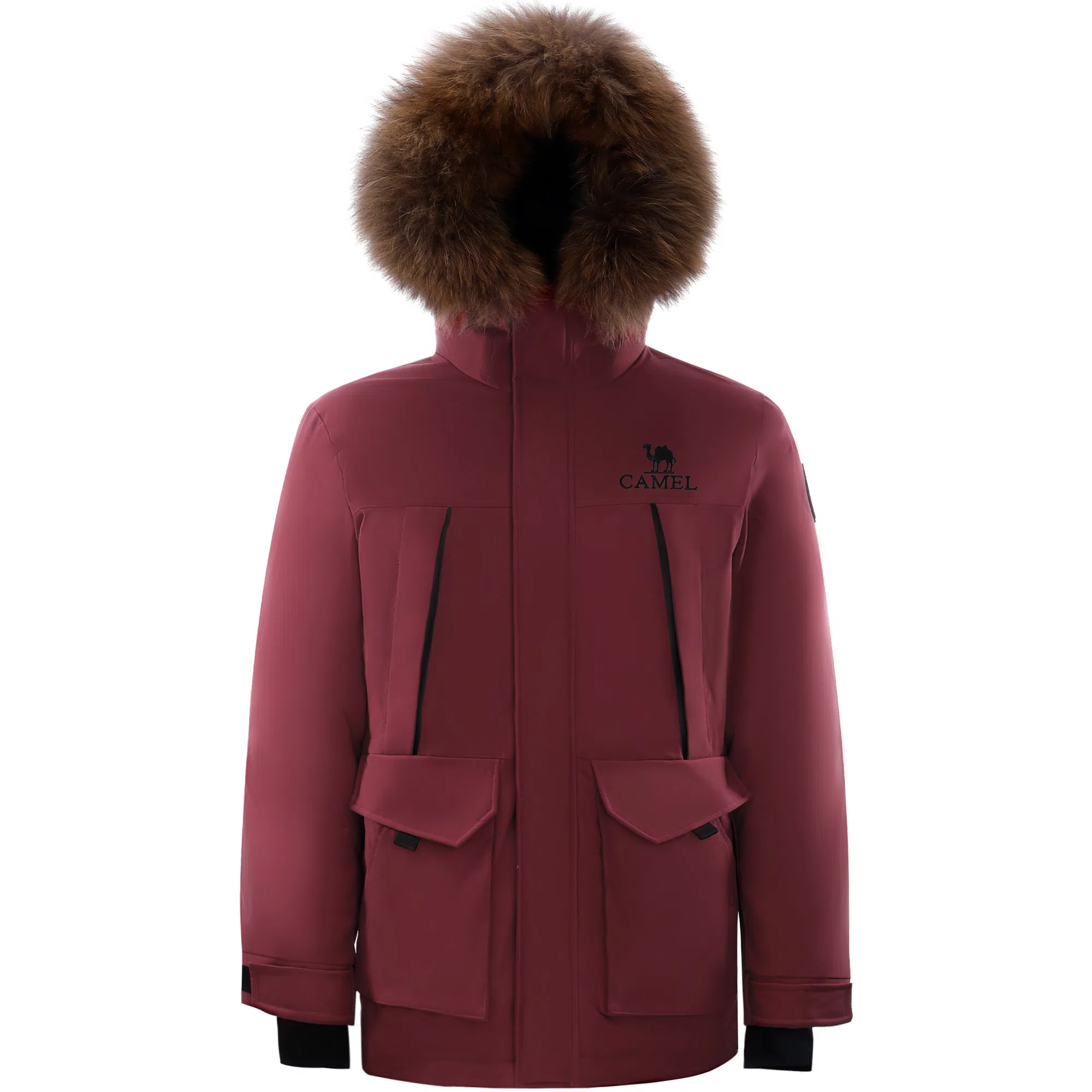 CAMEL Warm Fleece Parka
