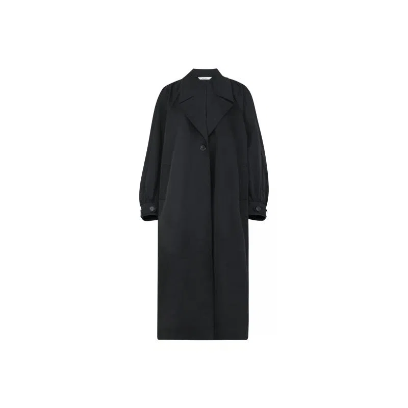 美洋 轻量雾面皱感风衣 女款