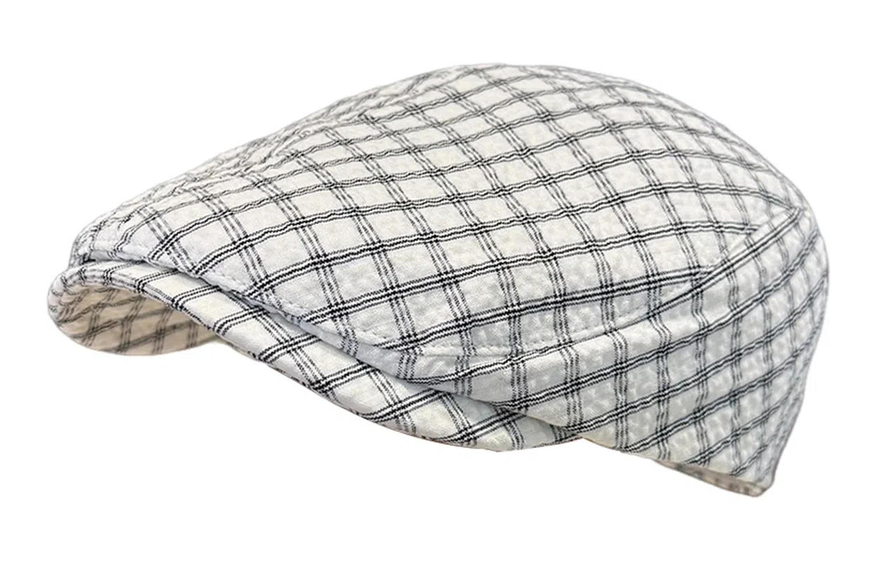 优幽兰 日系文艺小格子画家帽百搭休闲高级感时尚纯色蓓蕾帽出游搭配拍照韩 聚酯纤维 贝雷帽 女款