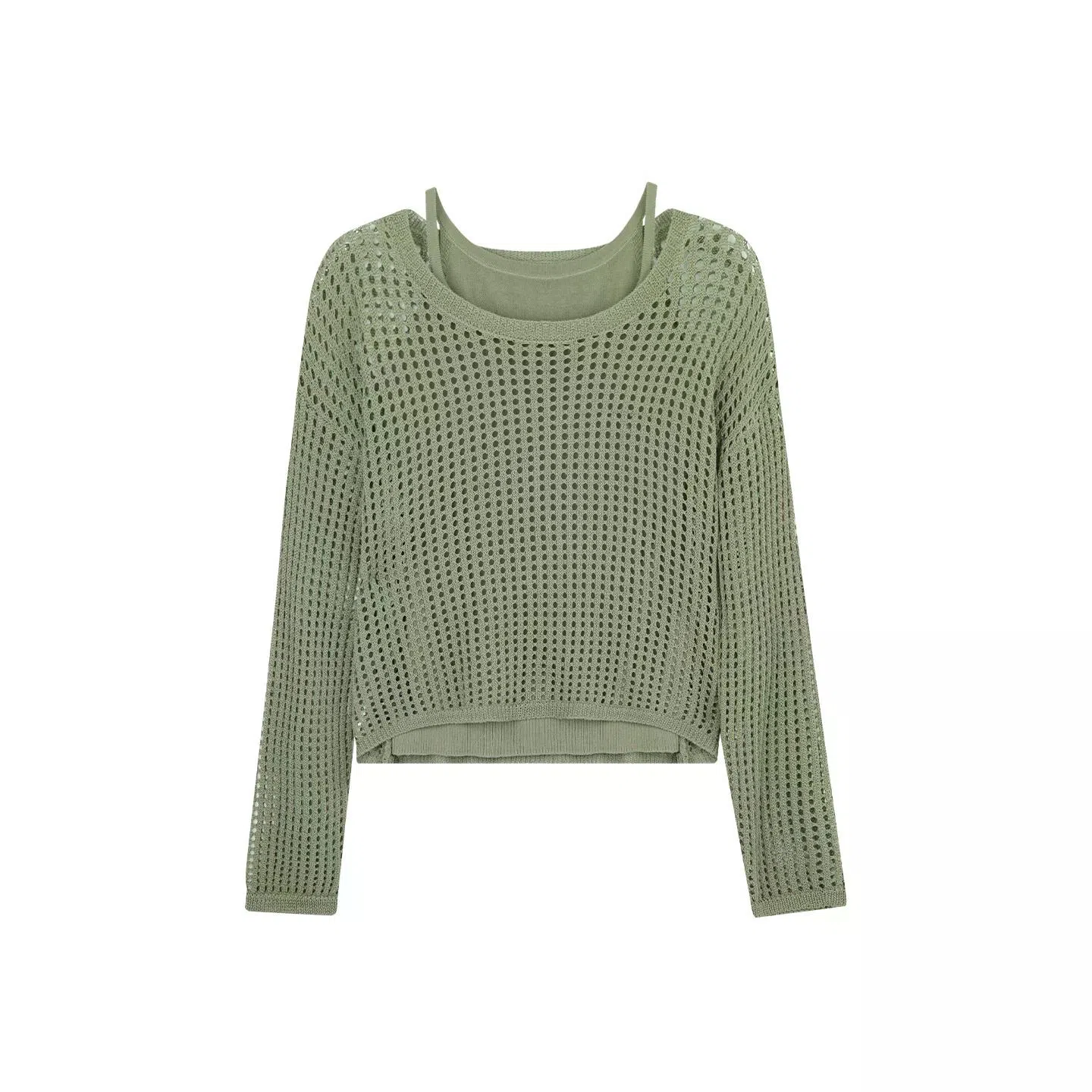 美洋 长袖通勤罩衫针织衫 女款