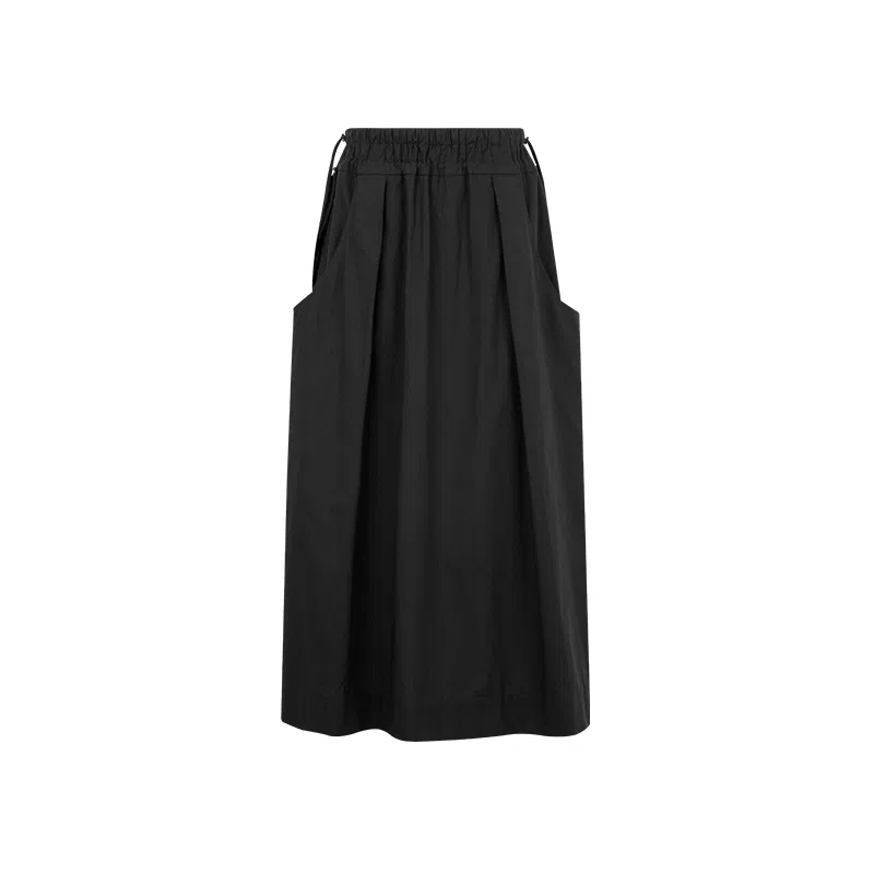 美洋 松紧腰宽松口袋休闲长裙 女款