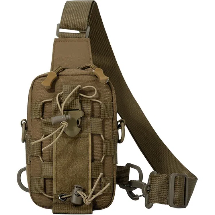 尊梵 迷彩徒步运动潮牌手机小斜挎包 尼龙 单肩胸包 男女同款情侣款 多色