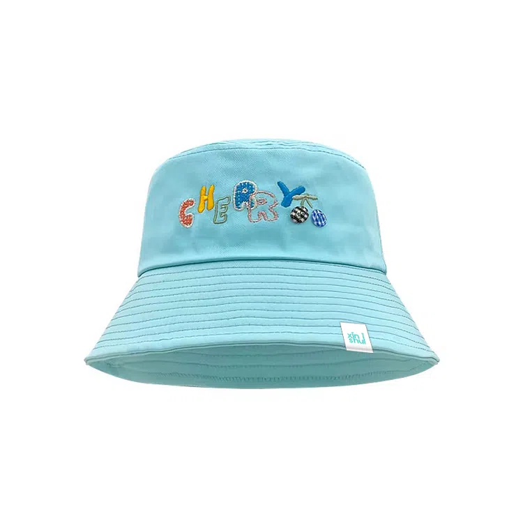 心水好物 甜妹多彩字母刺绣春夏季韩版显脸小盆帽大头围露营遮阳防晒帽 棉 渔夫帽 女款