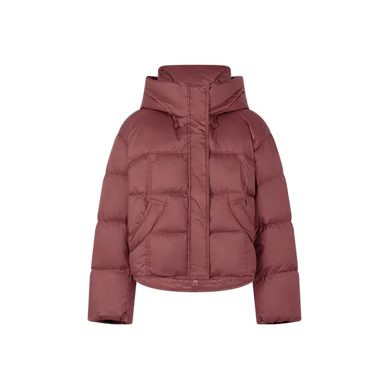美洋 糖葫芦鹅绒短款面包羽绒服 女款