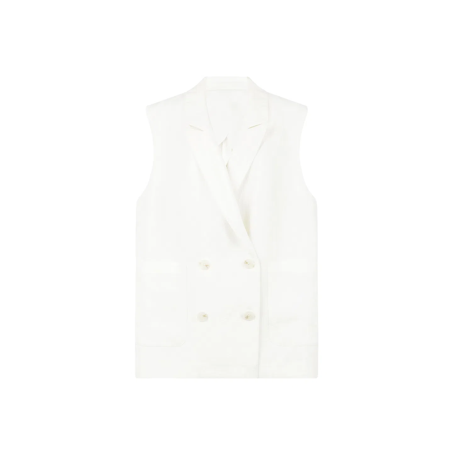 美洋 皱感肌理双排扣西装马夹马甲 女款