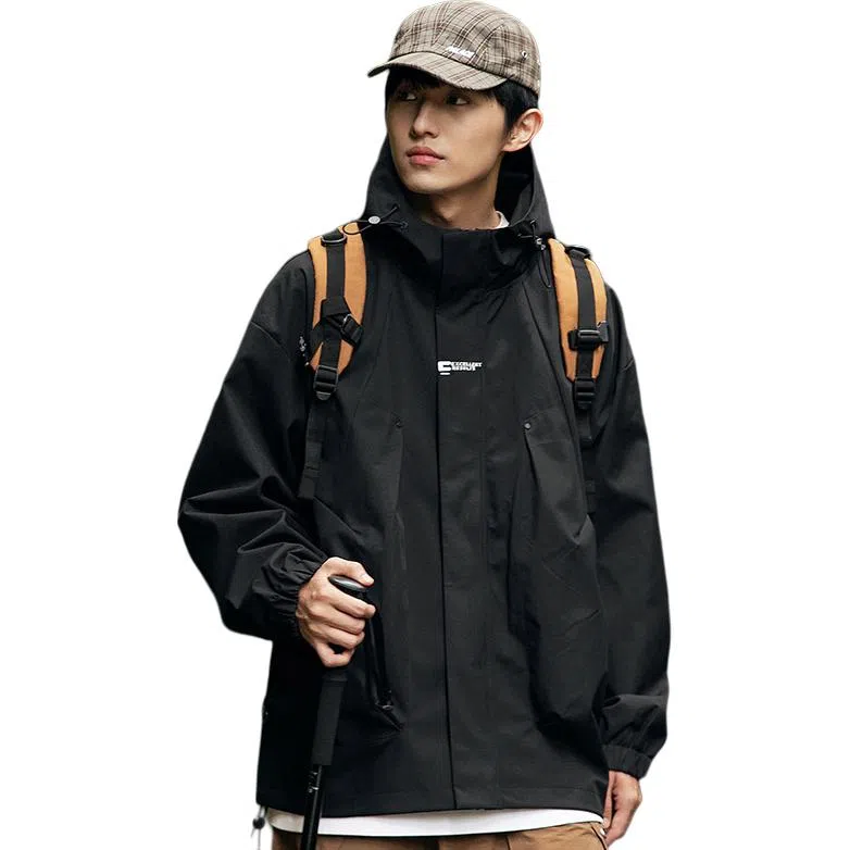 恒源祥  舒适通用保暖气质百搭时尚 冲锋衣 男款