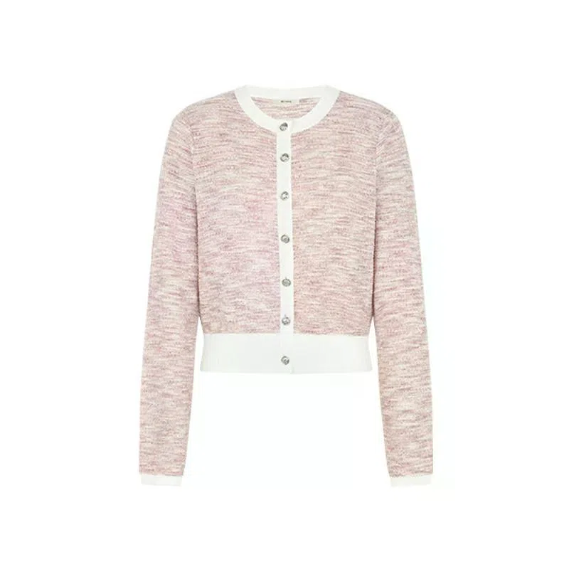 美洋 樱花草开衫小香针织衫 女款