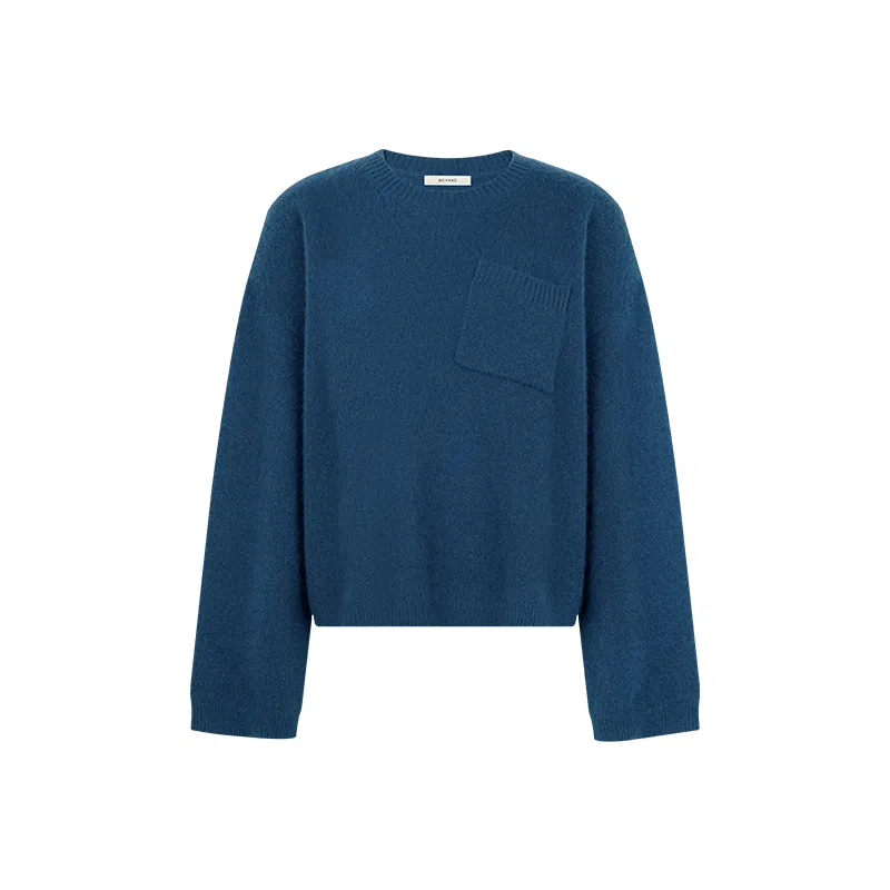 美洋 羊绒羊毛混纺圆领毛衣 女款
