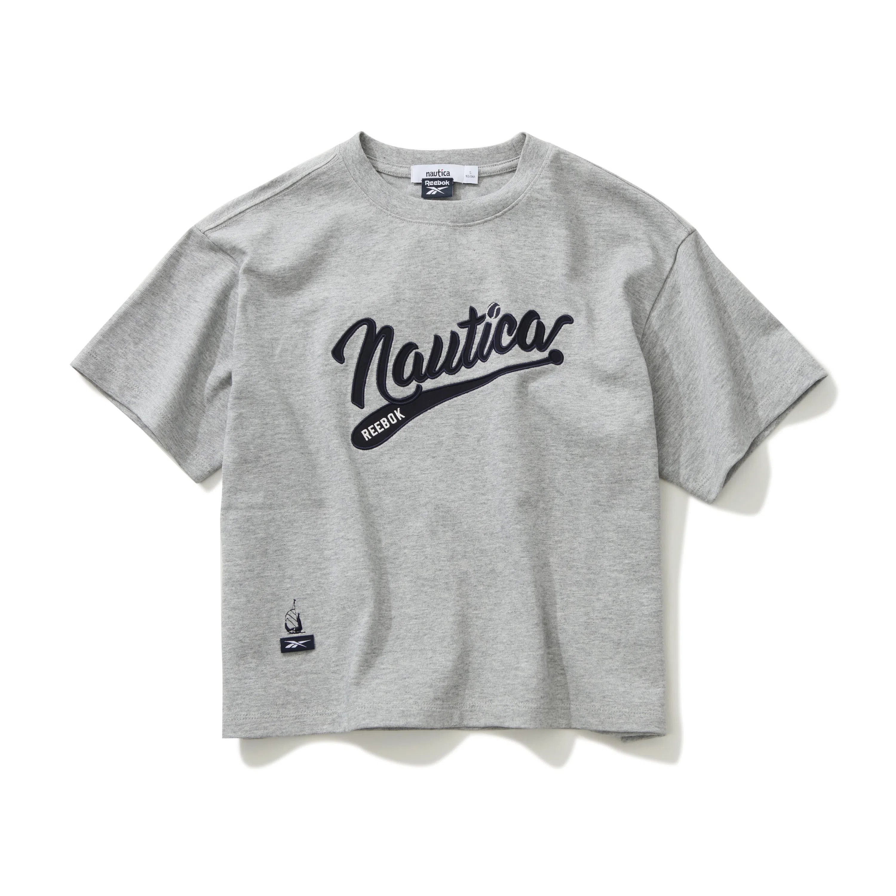 nautica white sail Reebok logo T