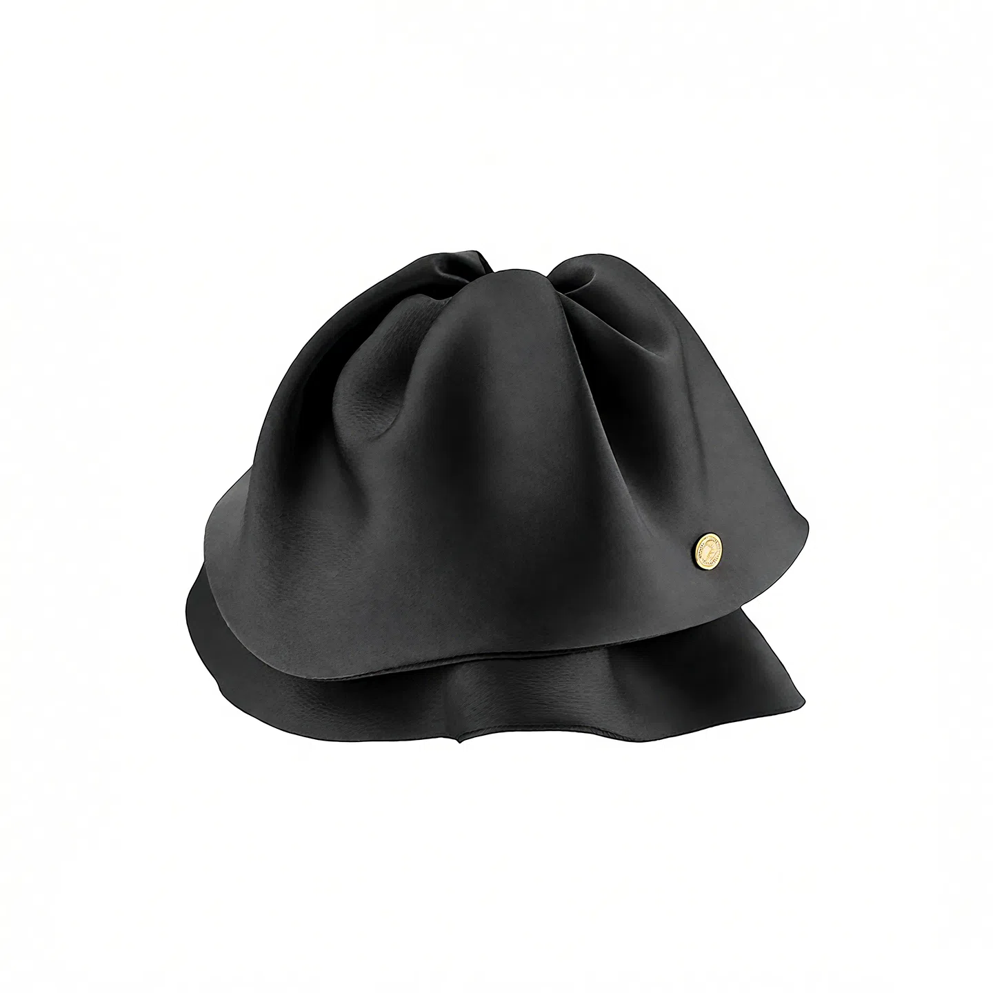 蒙妮 高级感气质双层缎面裙摆 树脂 发夹 女款