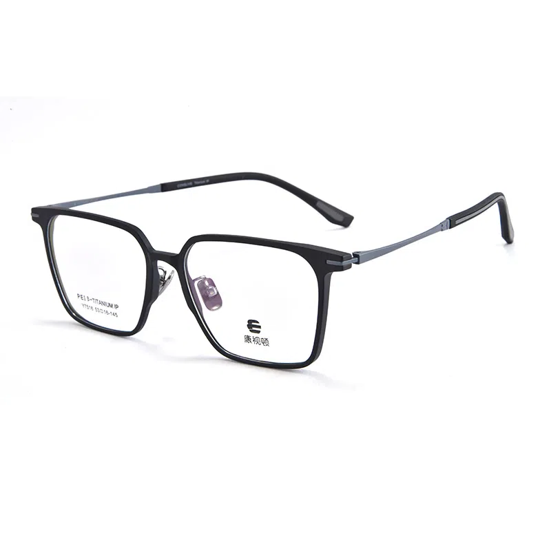 联系客服可选配镜套餐 康视顿 潮流复古 β钛聚醚酰+橡胶脚套 光学镜架 男女同款情侣款